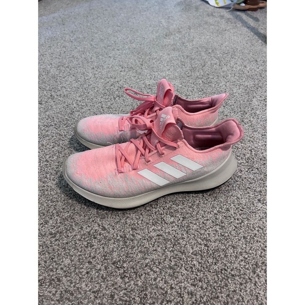 Adidas Edge Lux 4 Running Shoes Pink White Women's Size 9.5 Athletic Gym